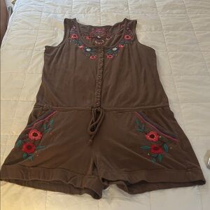 Johnny Was  Embroidered Romper
